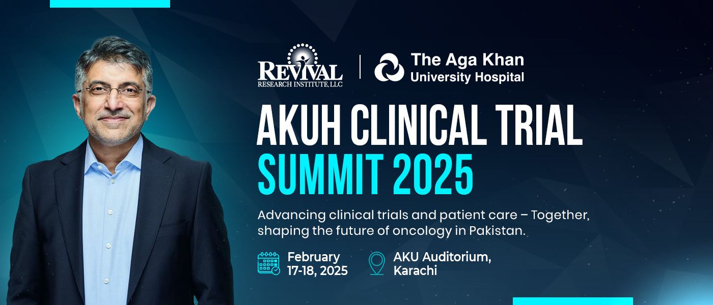 AKUH Clinical Trial Summit Banner